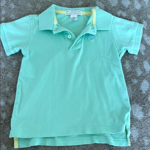 Kids Mint Green Polo Shirt - Picture 1 of 2